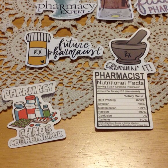 Pharmacist stickers, lockers, crafts, clipboards, scrapbooking - Picture 3 of 6